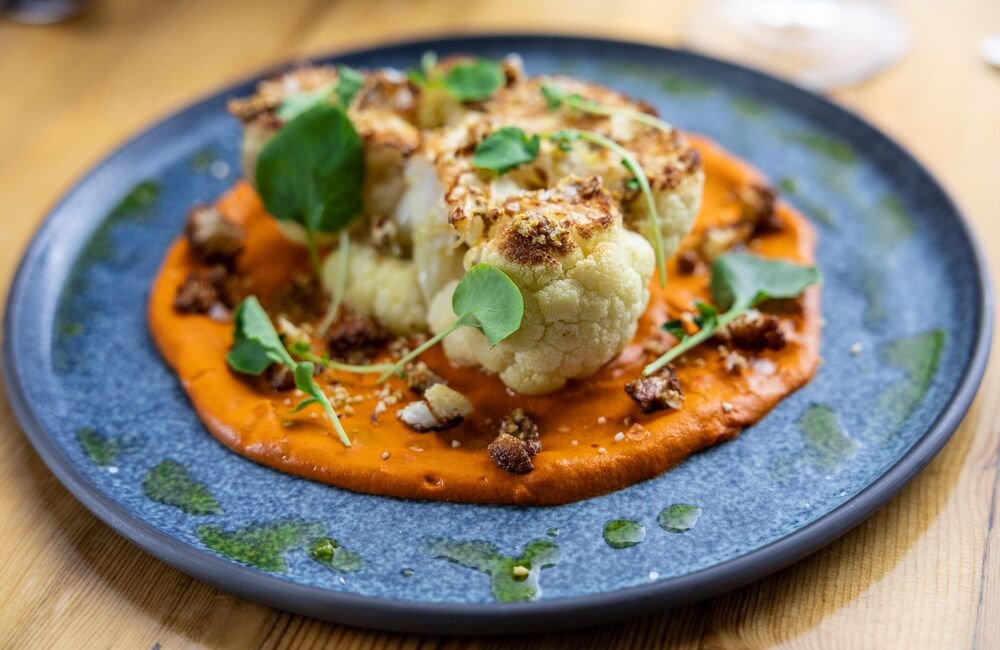 Food and beverages at the Juniper Bistro in Banff National Park